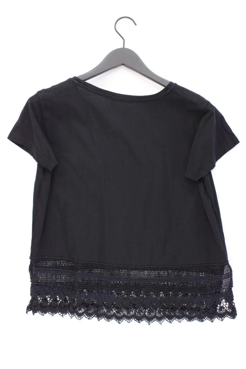Mango T-Shirt Gr. L Kurzarm schwarz