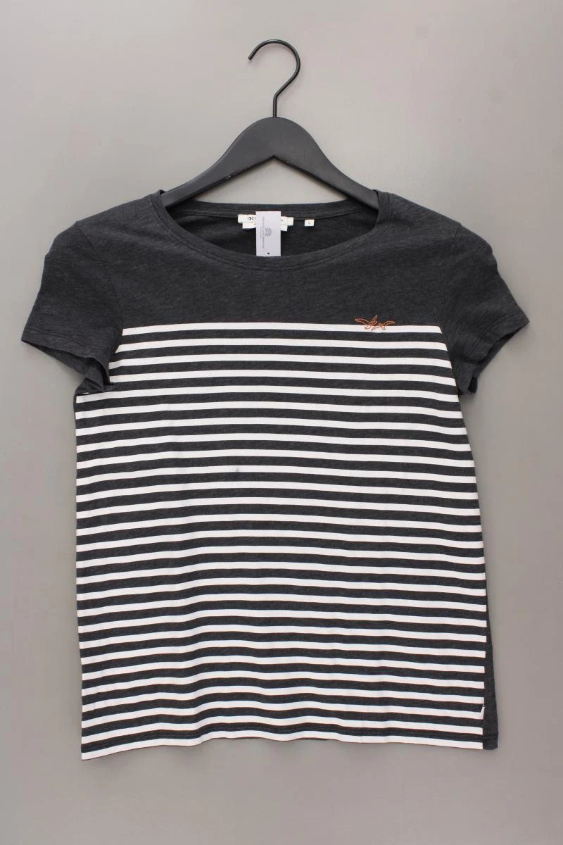 Tom Tailor (Denim) Ringelshirt Gr. S gestreift Kurzarm grau