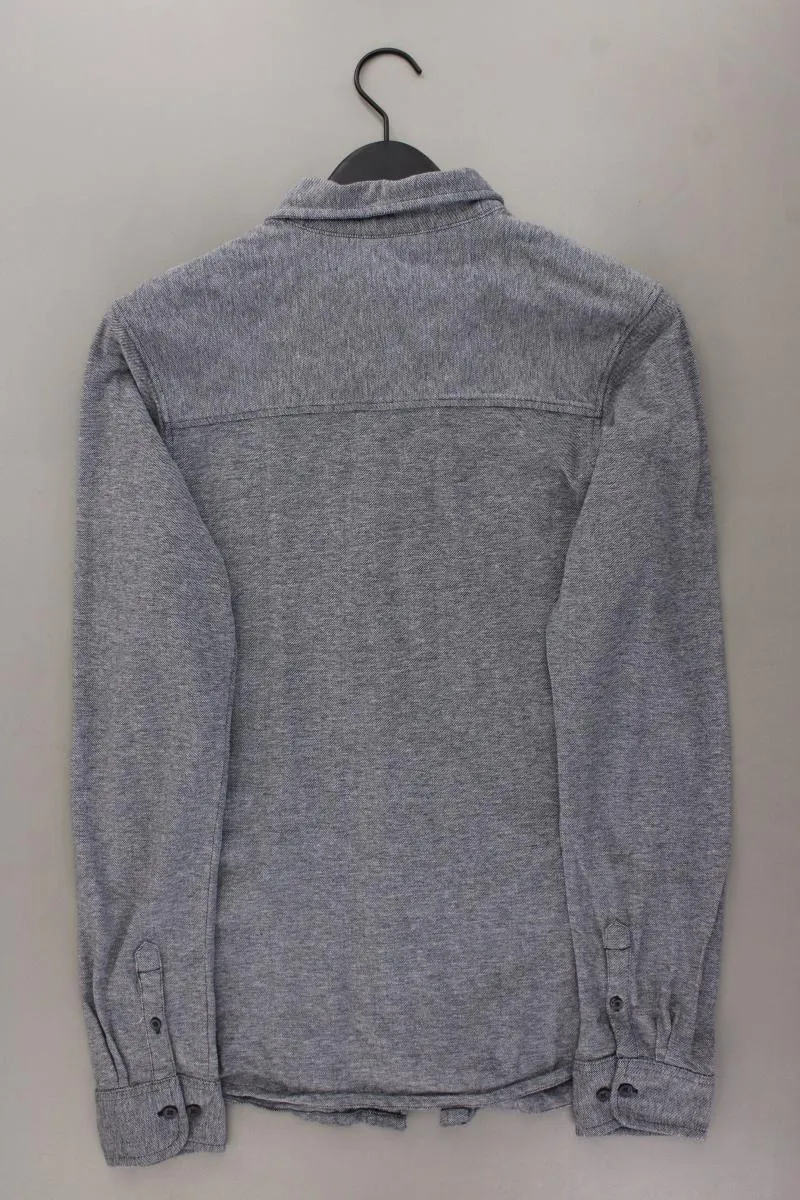 Livergy Langarmhemd für Herren Gr. 48/50 grau aus Baumwolle