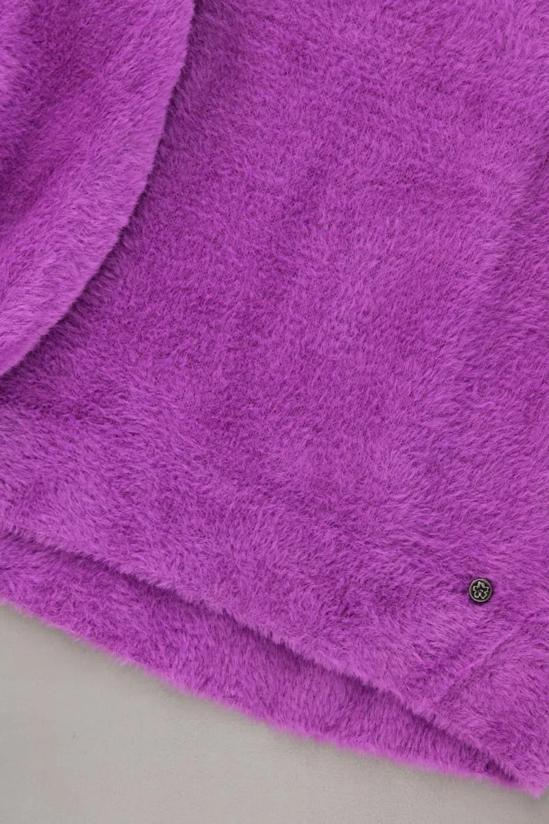 Ted Baker Feinstrickpullover Gr. 36 neuwertig lila aus Polyamid