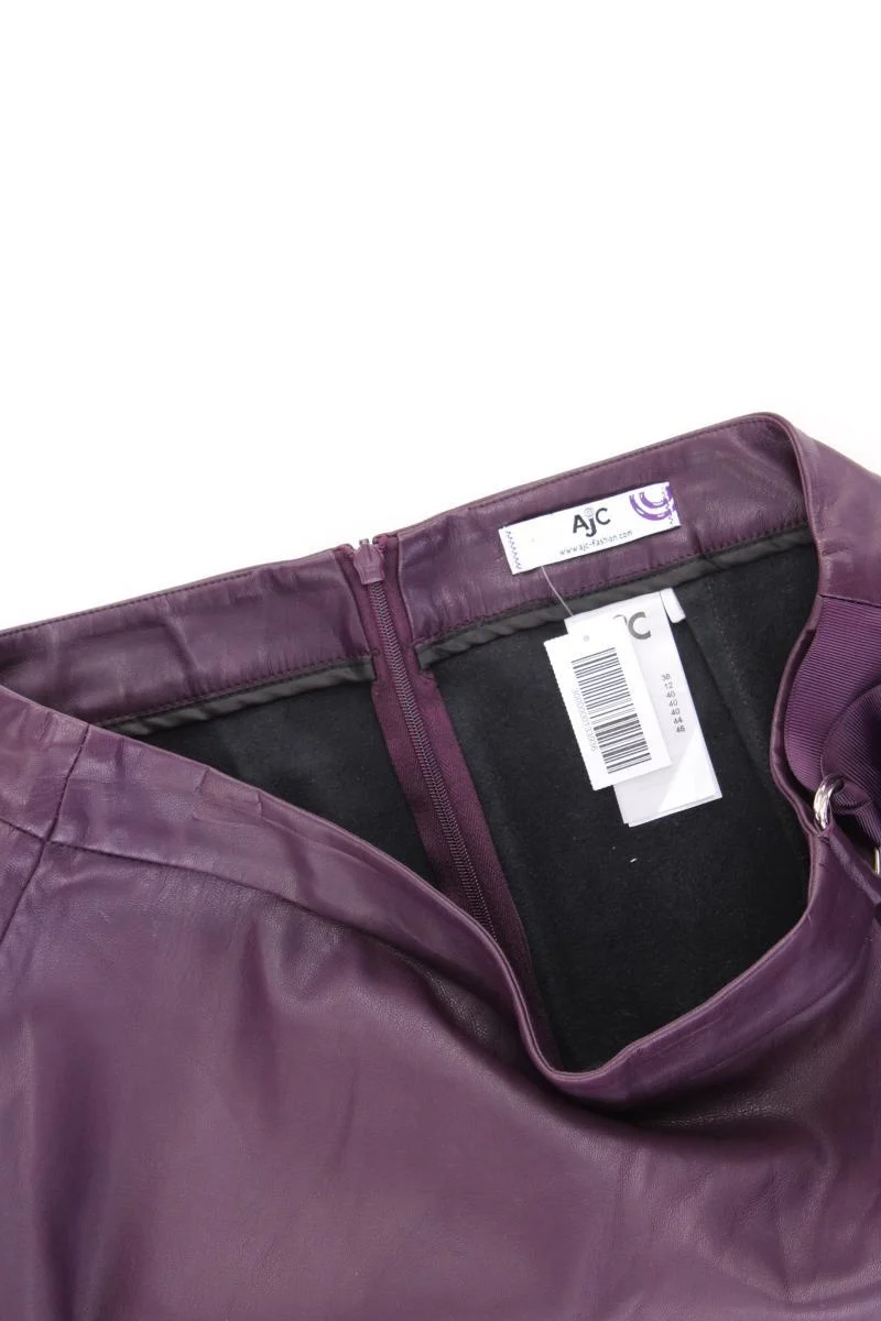 AJC Fashion Kunstlederrock Gr. 38 lila