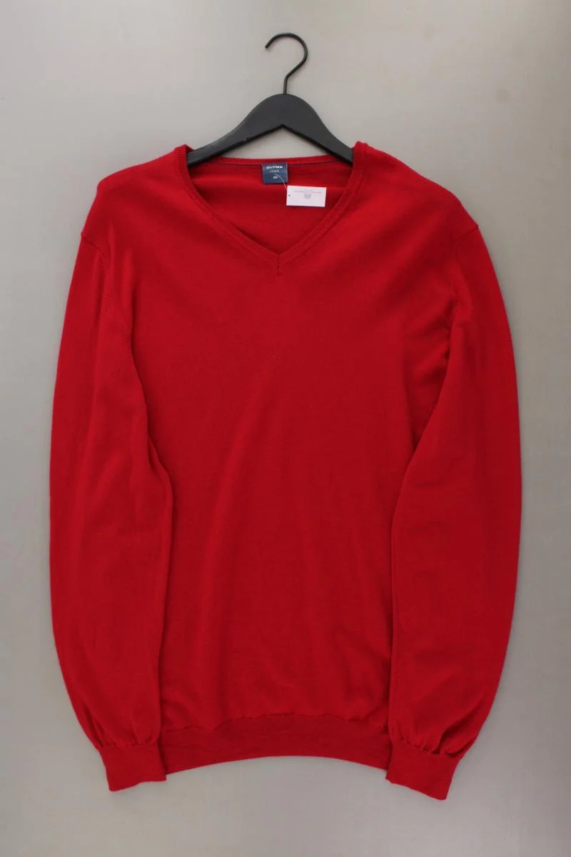 Olymp Wollpullover für Herren Gr. XXL rot
