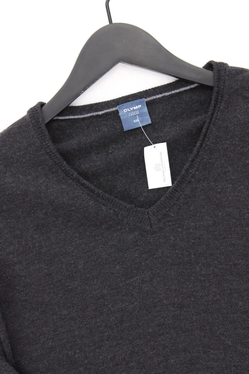 Olymp Wollpullover für Herren Gr. XXL grau