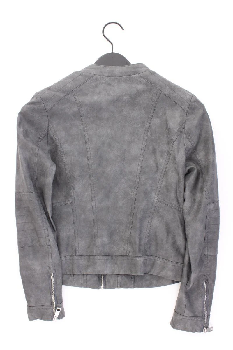 Street One Kunstlederjacke Gr. 34 grau aus Viskose