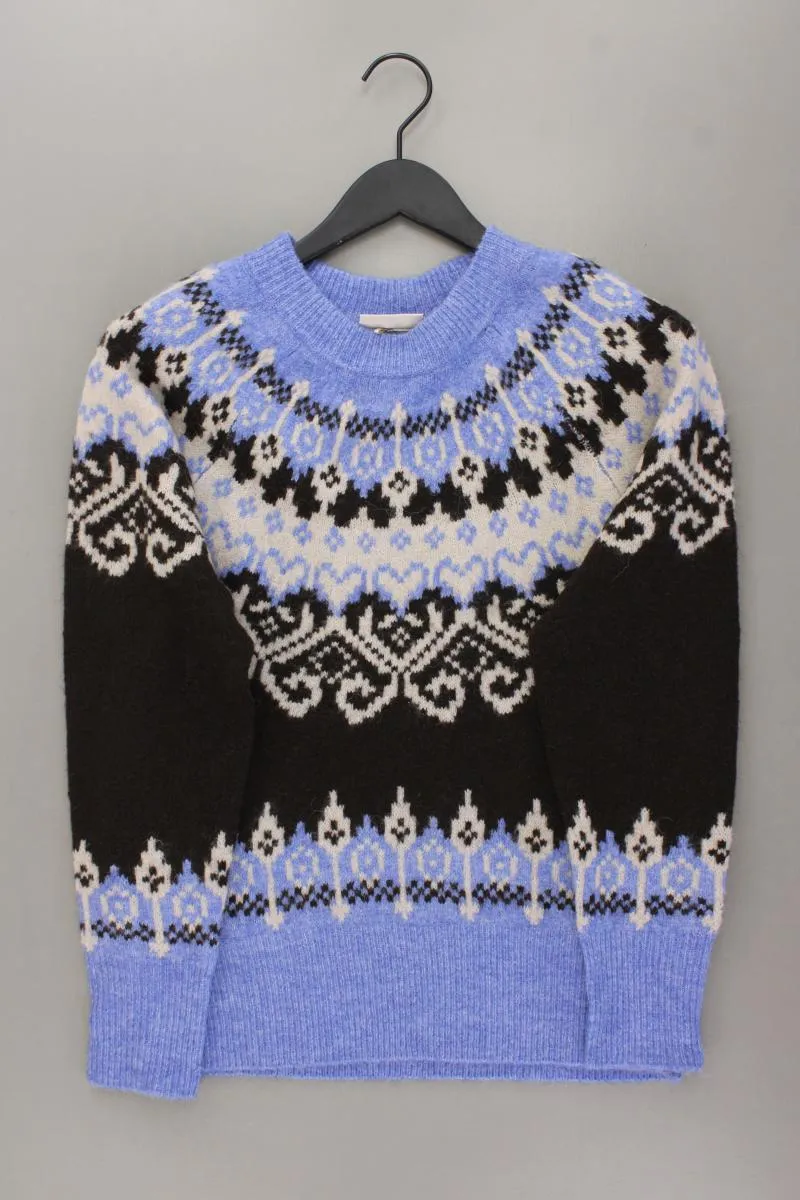 Free/Quent Feinstrickpullover Gr. S mit Faire-Isle-Muster mehrfarbig