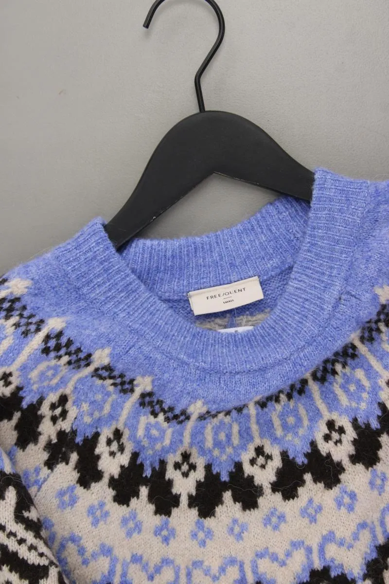 Free/Quent Feinstrickpullover Gr. S mit Faire-Isle-Muster mehrfarbig