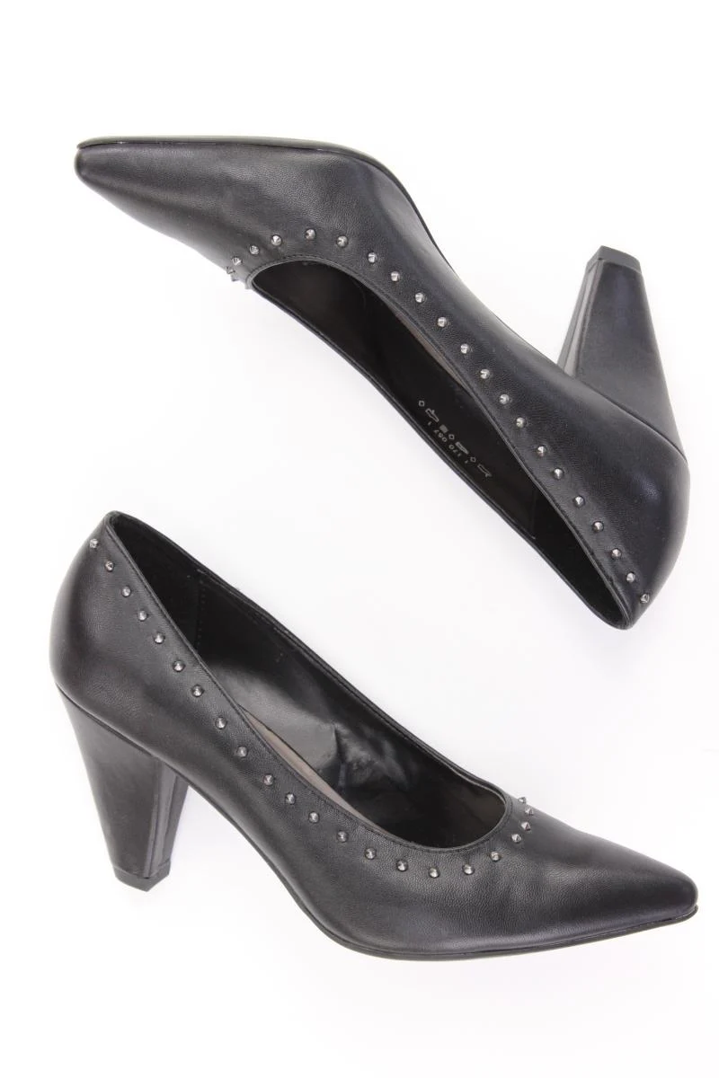 Graceland Pumps Gr. 40 schwarz aus Kunstleder