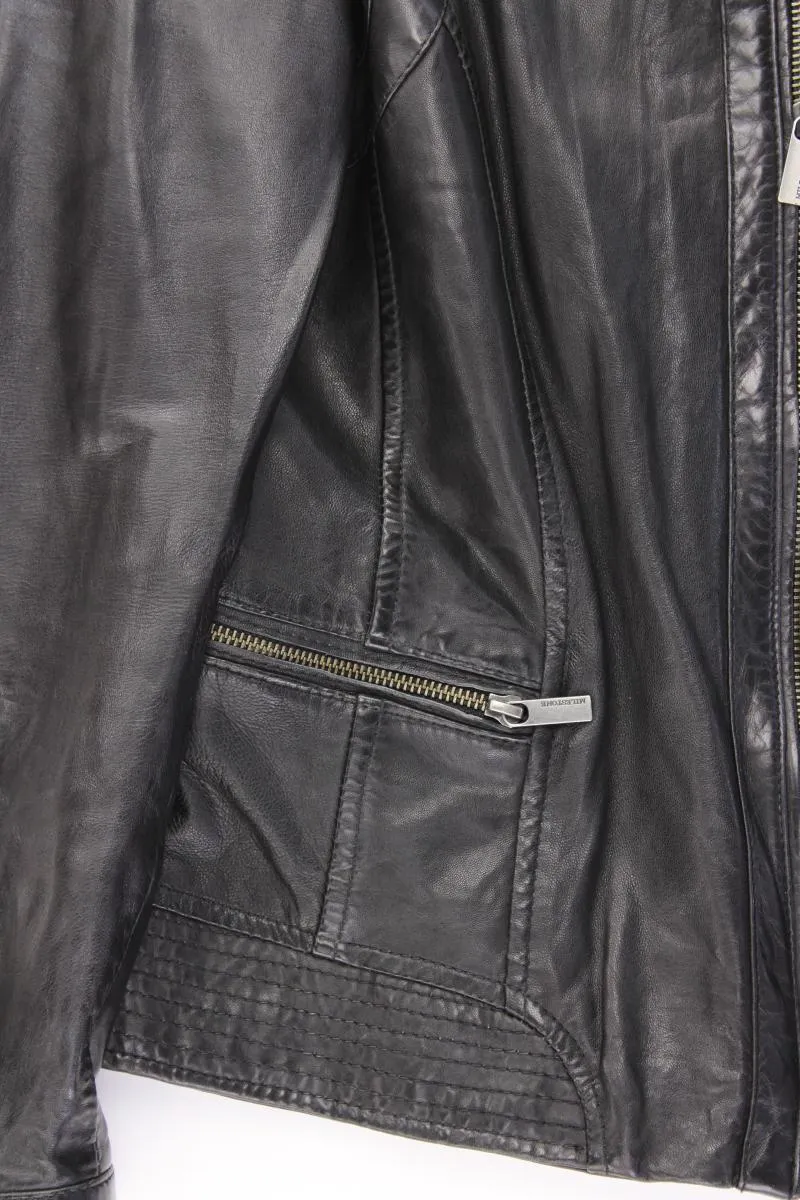 Milestone Lederjacke Gr. 40 schwarz