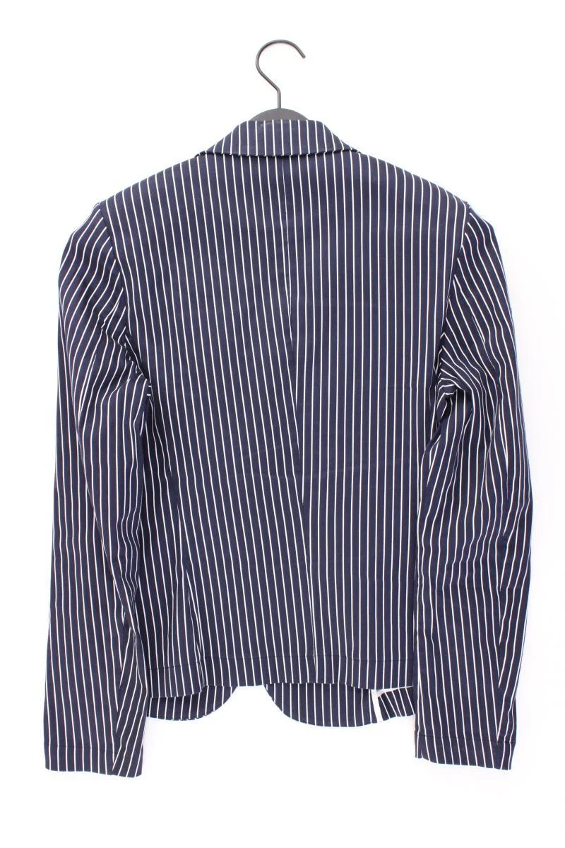 More&More Regular Blazer Gr. 40 gestreift blau aus Baumwolle