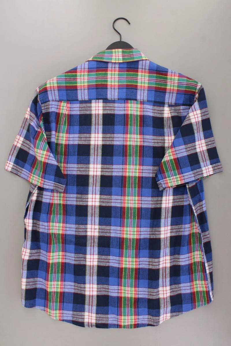 Jupiter Karohemd für Herren Gr. Hemdgröße 43/44 kariert Kurzarm Vintage