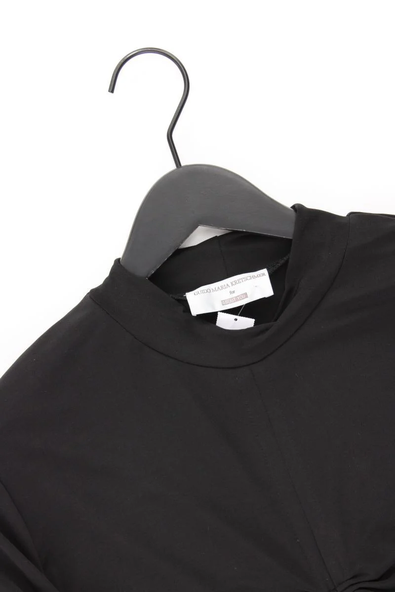 GuidoMaria Kretschmer AboutYou Langarm Crop Shirt Gr. 52 neuwertig schwarz
