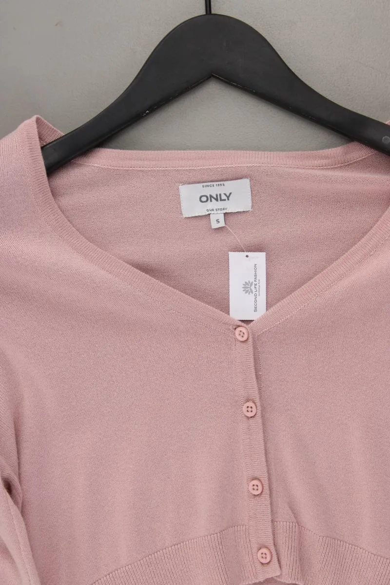 Only Bolero Jäckchen Gr. S Langarm rosa aus Viskose