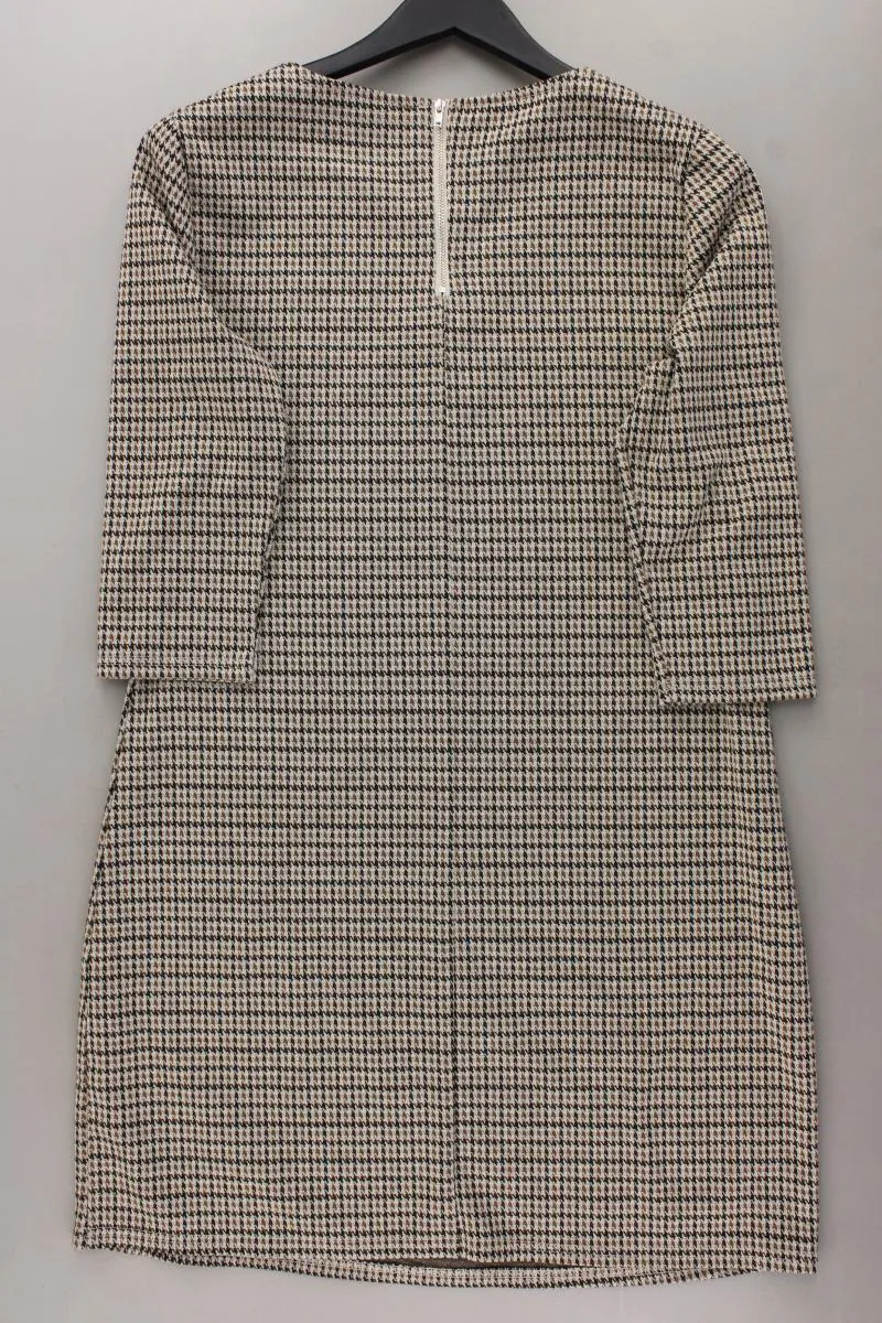Only Etuikleid Gr. L hahnentritt 3/4 Ärmel braun aus Polyester