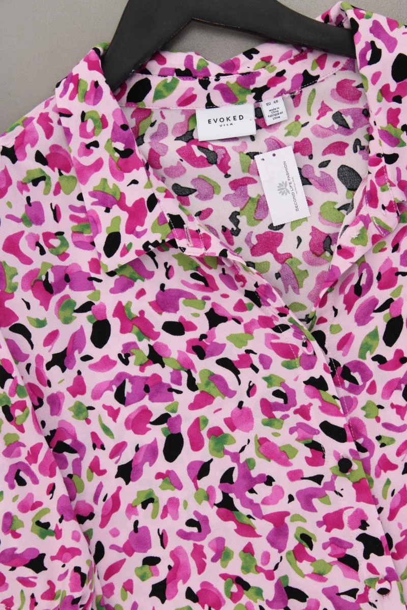 Vila Evoked Kleid Gr. 48 Kurzarm pink