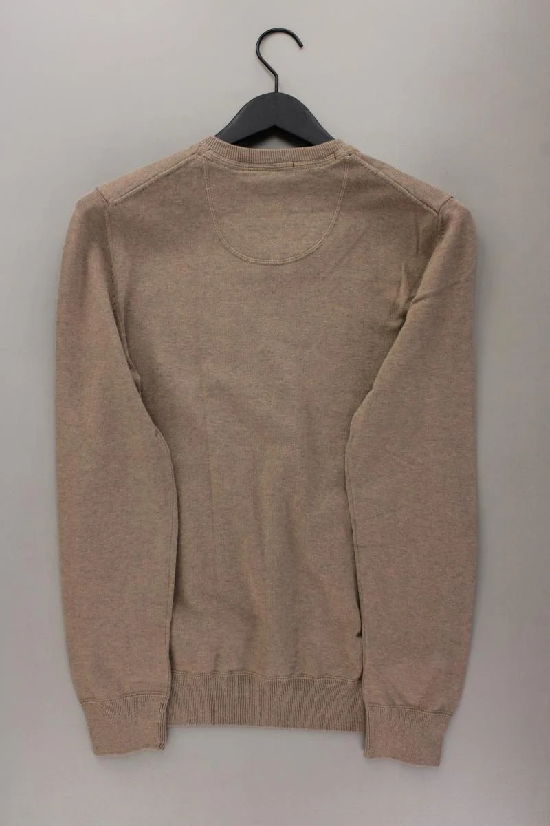 s.Oliver Feinstrickpullover für Herren Gr. M braun aus Baumwolle