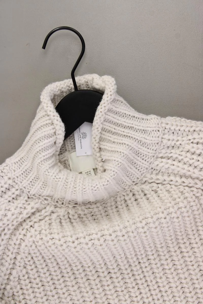 H&M Strickpullover Gr. XS creme aus Polyester