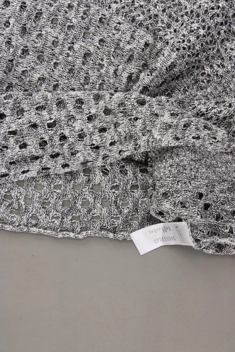 Laura Scott Crop Pullover Gr. 32/34 grau aus Polyacryl