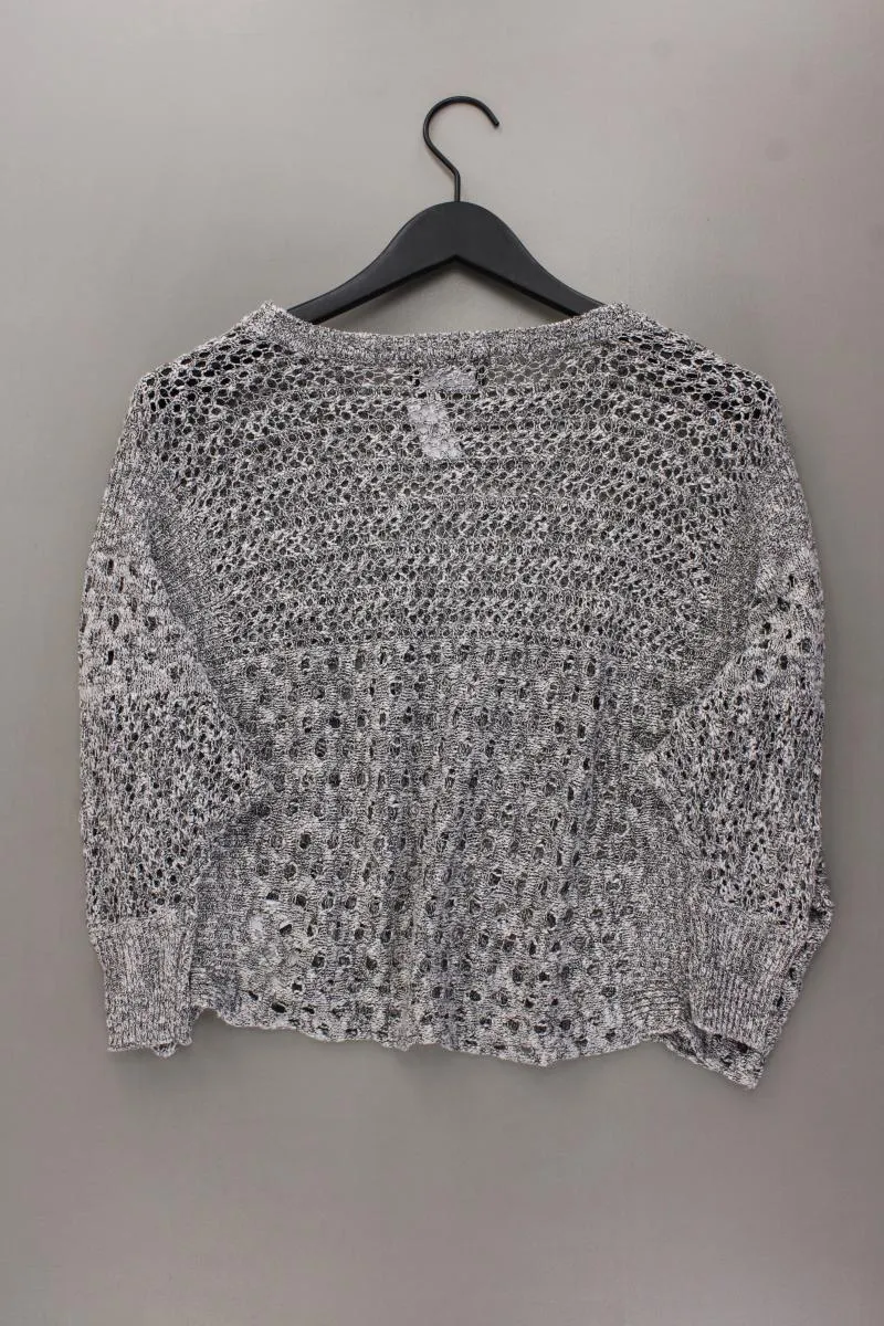 Laura Scott Crop Pullover Gr. 32/34 grau aus Polyacryl