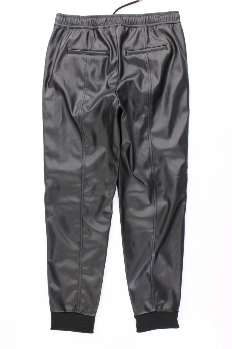 Heine Kunstlederhose Gr. 38 schwarz aus Polyester