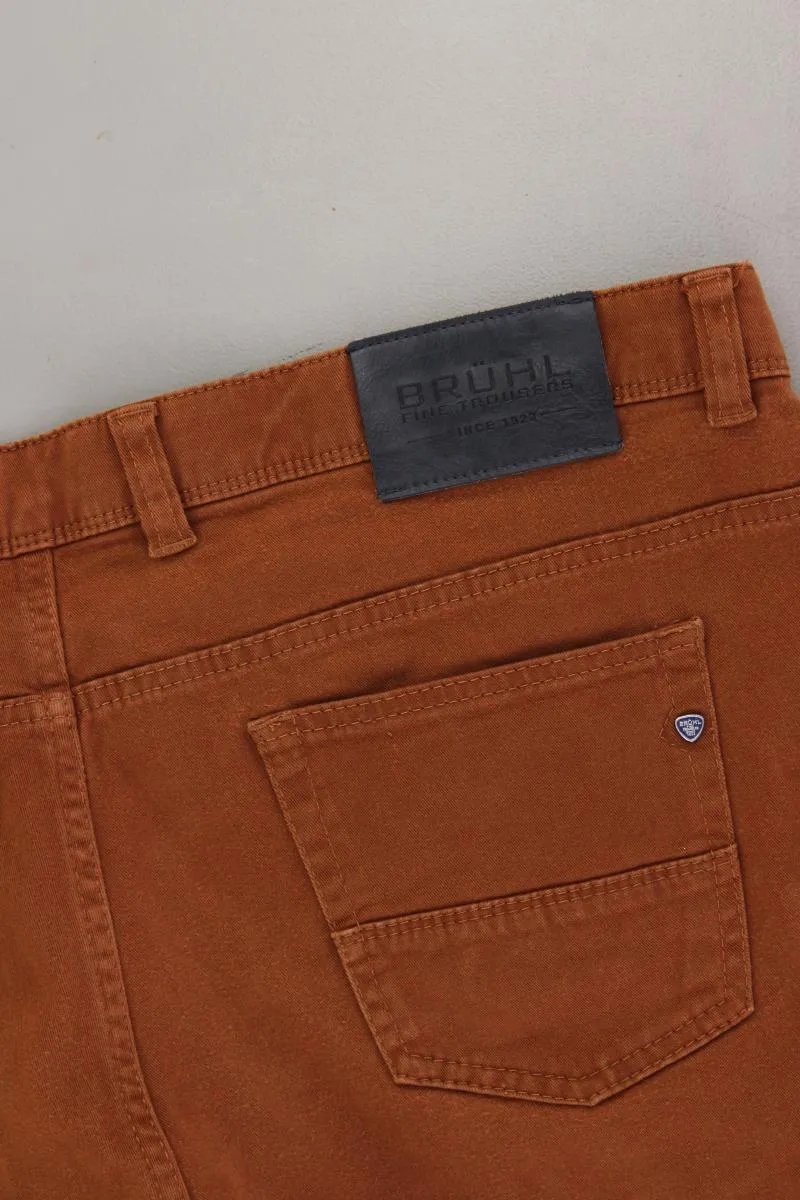 Brühl Five-Pocket-Hose für Herren Gr. XXL braun