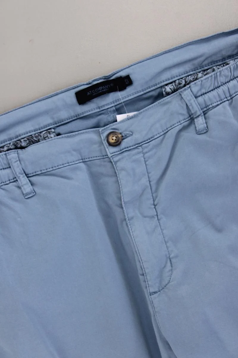 At Company Armand Thiery Chinohose für Herren Gr. 52 blau aus Baumwolle