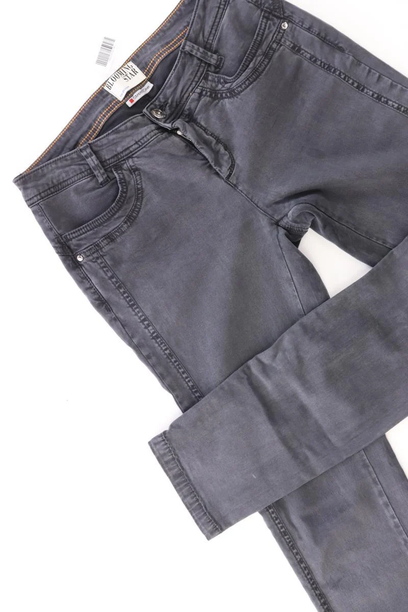 Street One Hose Gr. 36/L32 grau aus Baumwolle