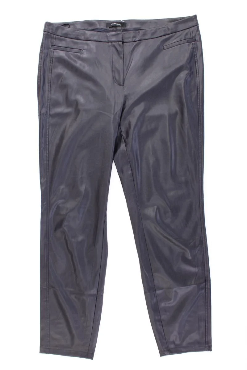 comma, Kunstlederhose Gr. 42 schwarz aus Polyester