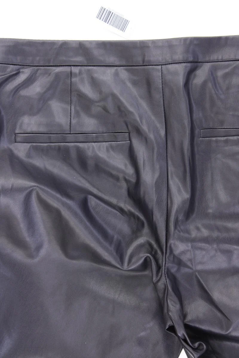 comma, Kunstlederhose Gr. 42 schwarz aus Polyester