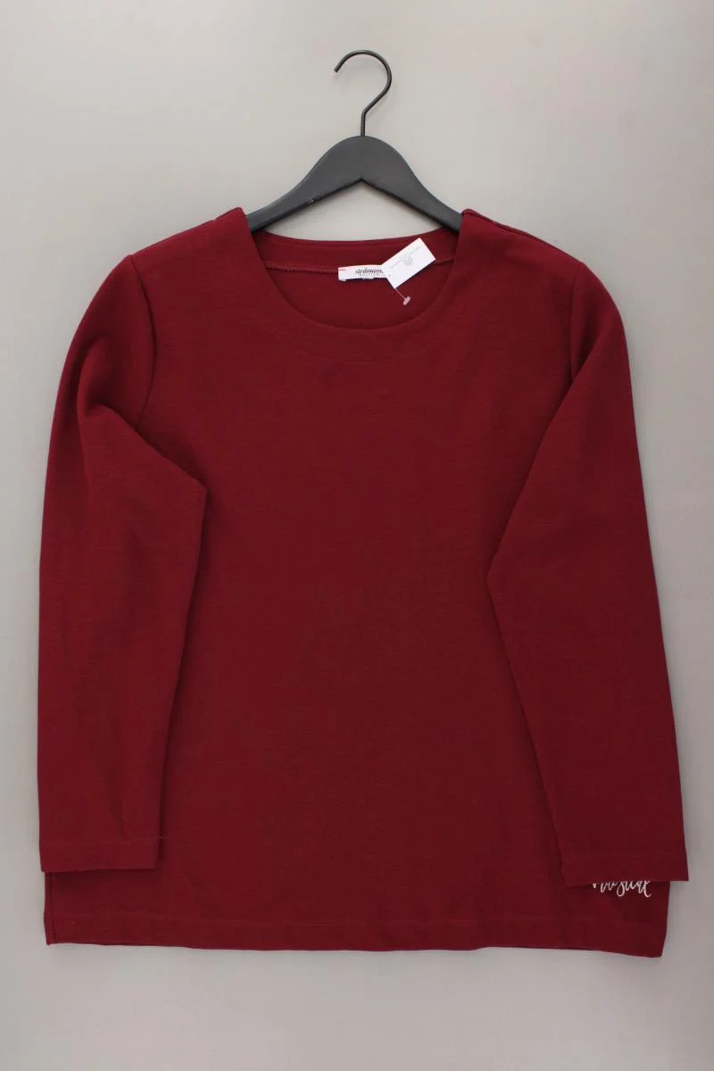 Steilmann Langarmpullover Gr. 48 rot