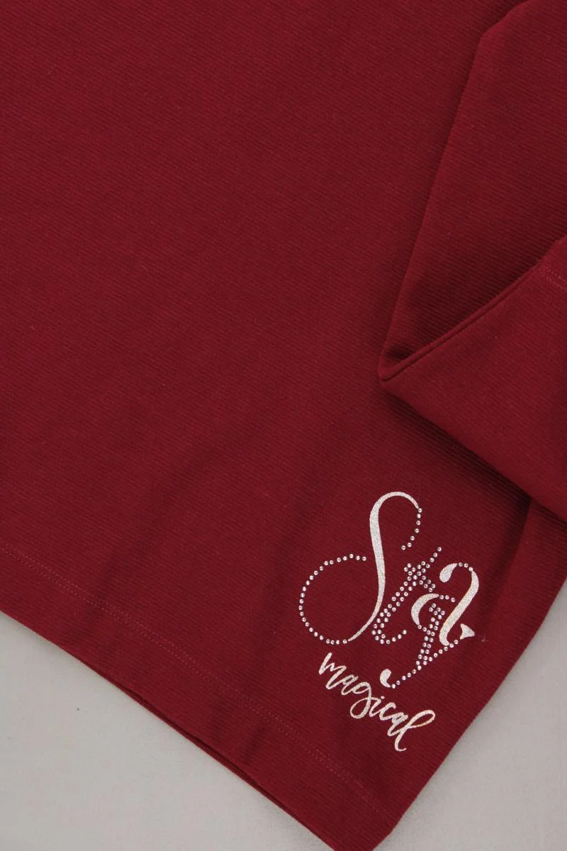 Steilmann Langarmpullover Gr. 48 rot