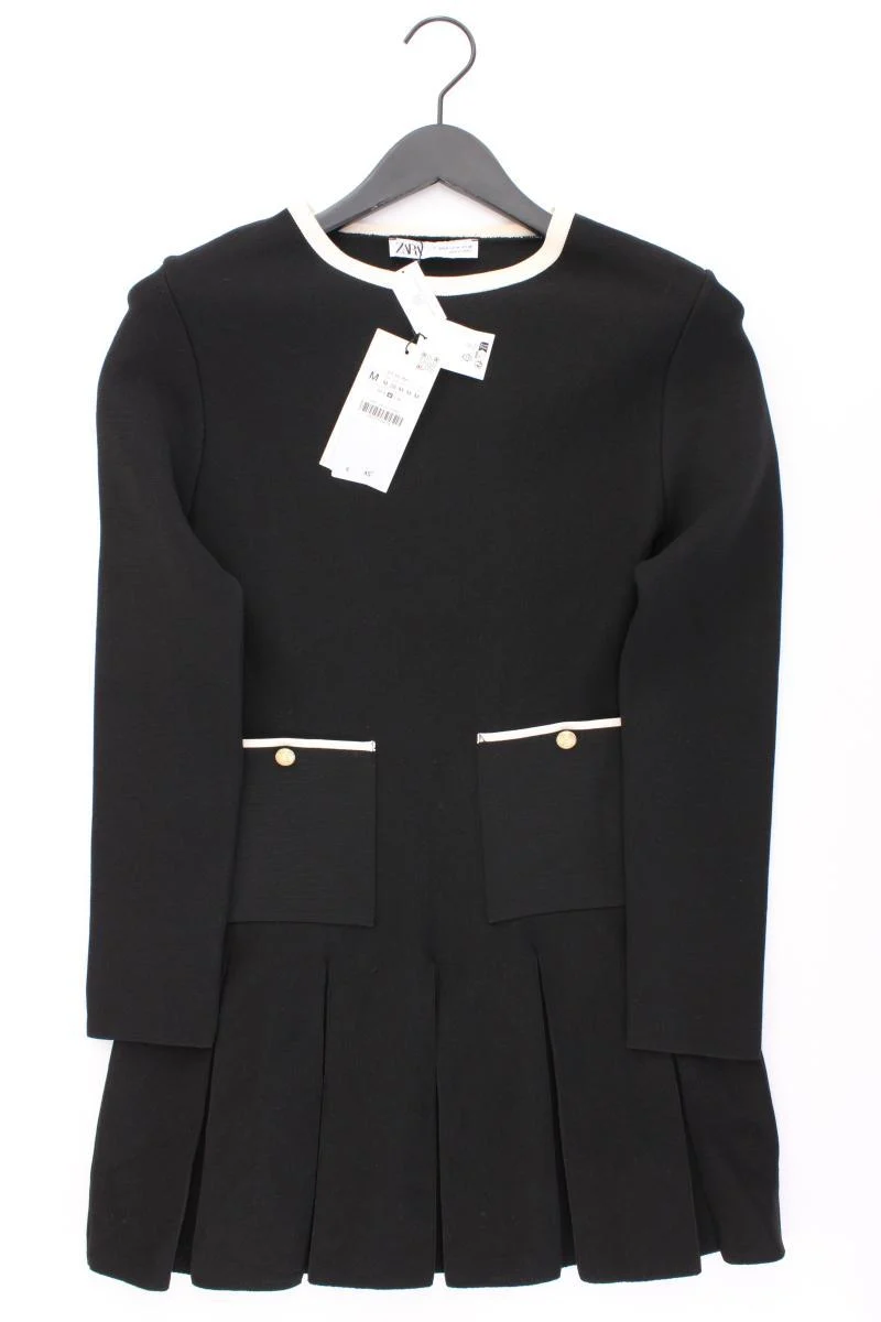 Zara Langarmkleid Gr. M neu mit Etikett Neupreis: 45,95€! schwarz aus Polyamid