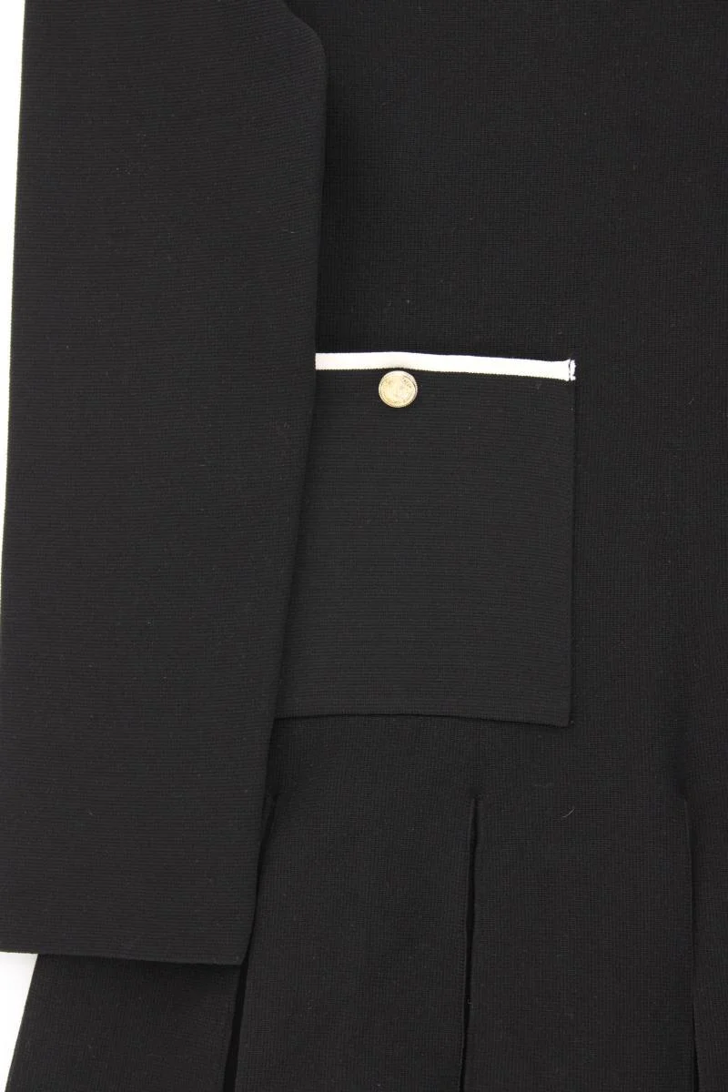 Zara Langarmkleid Gr. M neu mit Etikett Neupreis: 45,95€! schwarz aus Polyamid