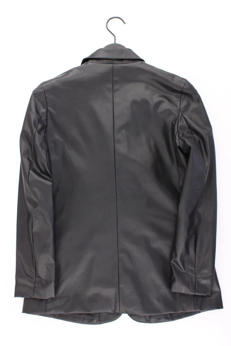 Vero Moda Kunstlederblazer Gr. M schwarz aus Polyester