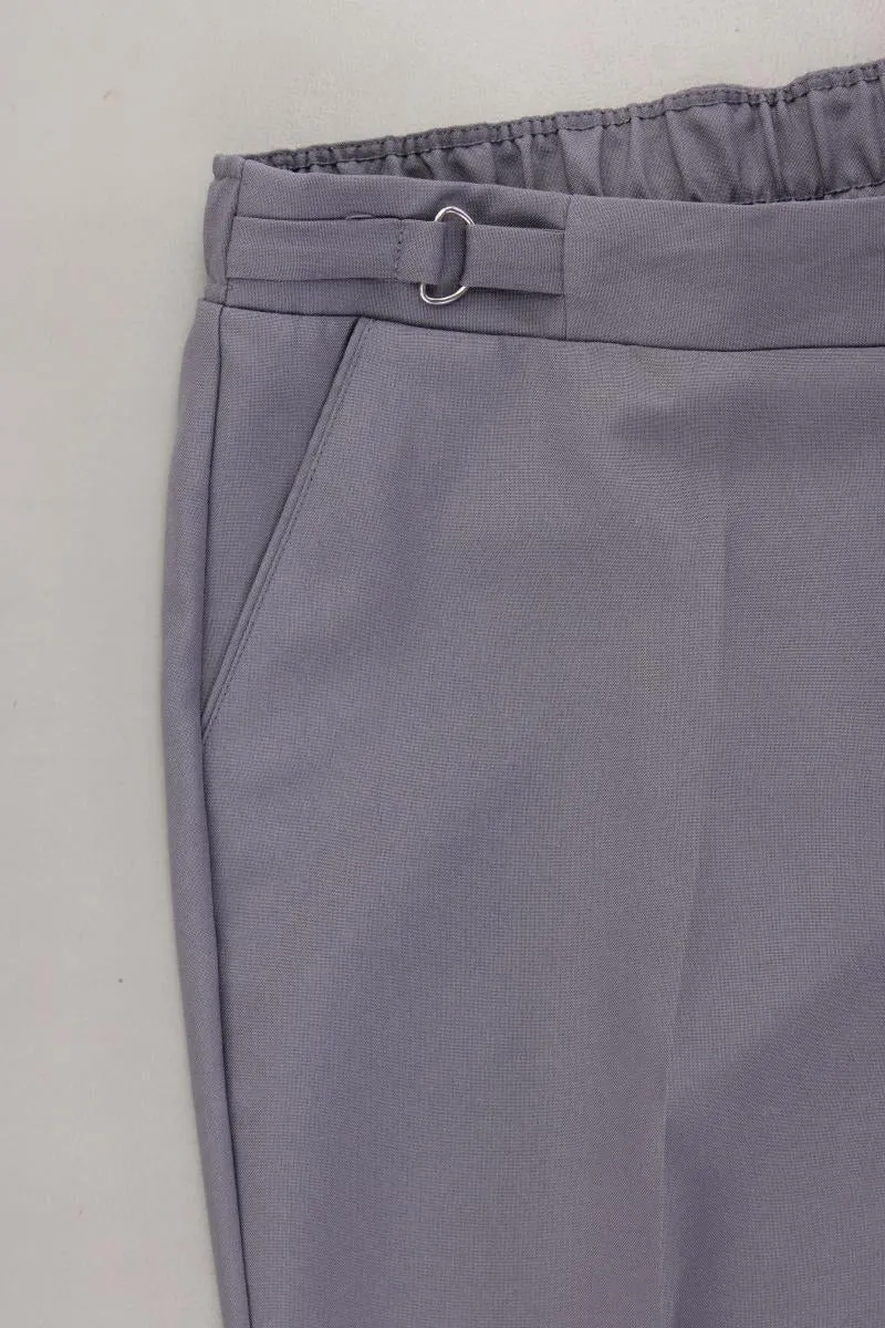 Anzughose Gr. 44 neuwertig grau aus Polyester