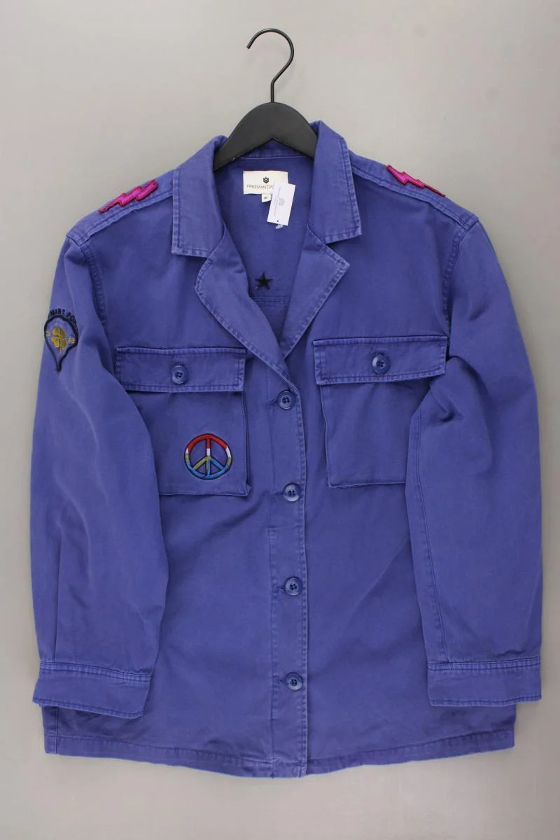 Freeman T. Porter Übergangsjacke Gr. XL blau aus Baumwolle