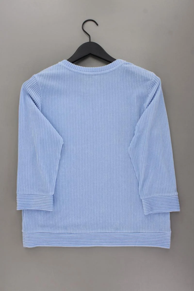 Kenny S. Feinstrickpullover Gr. 36 blau aus Baumwolle