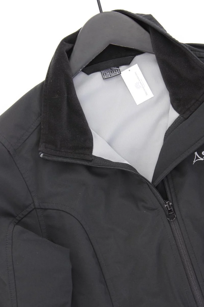 Schöffel Softshelljacke Gr. 36 schwarz aus Polyester