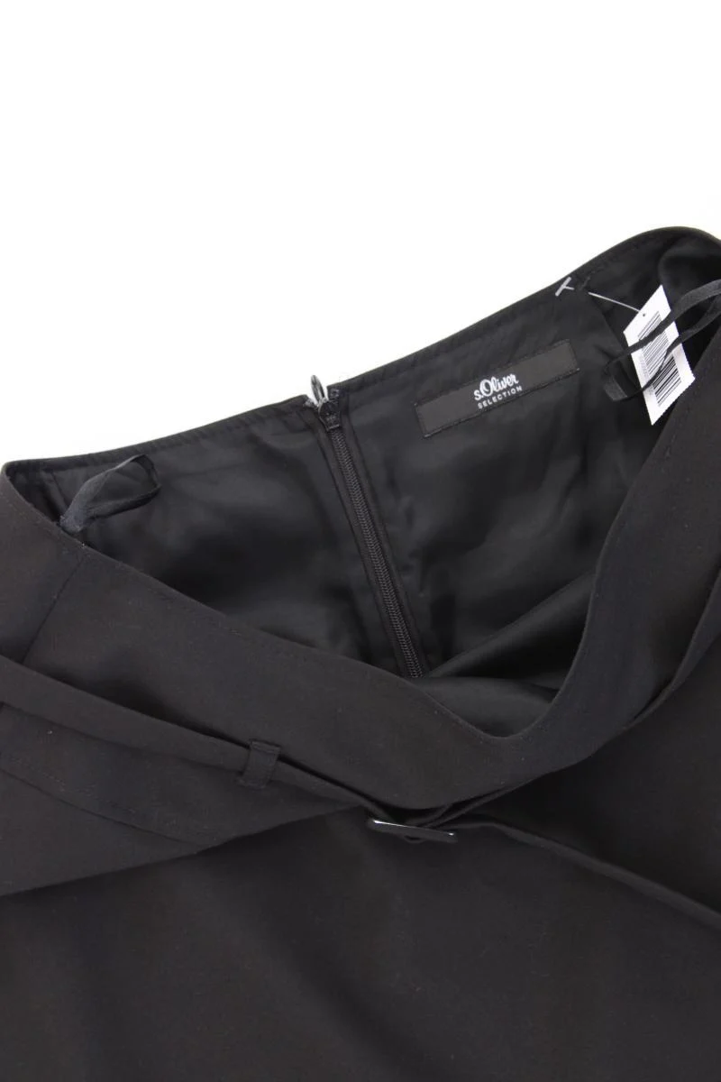 s.Oliver Selection Bleistiftrock Gr. 36 schwarz aus Polyester