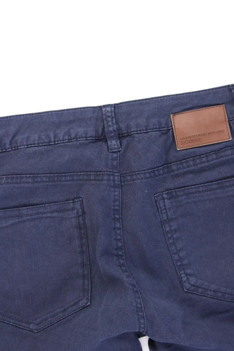 s.Oliver Hose Gr. 38/L34 blau aus Baumwolle
