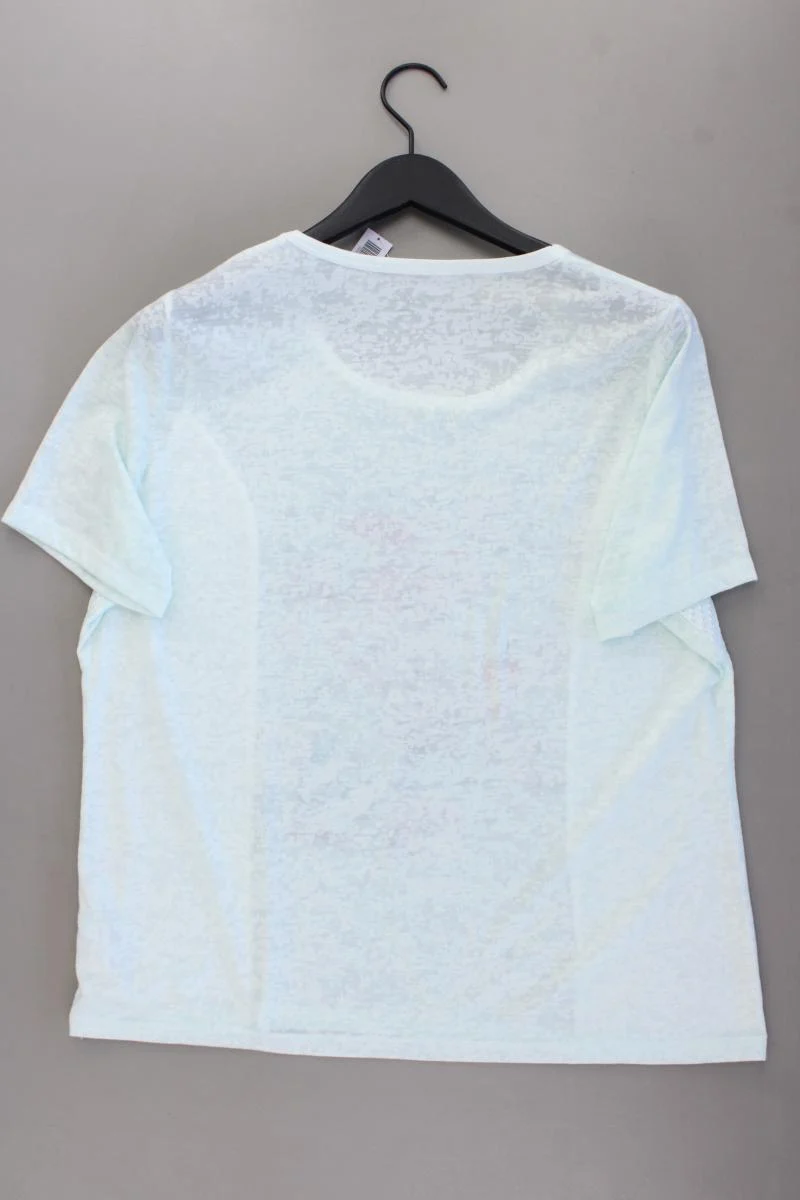 estelle jolie Printshirt Gr. 44 neuwertig Kurzarm grün aus Viskose