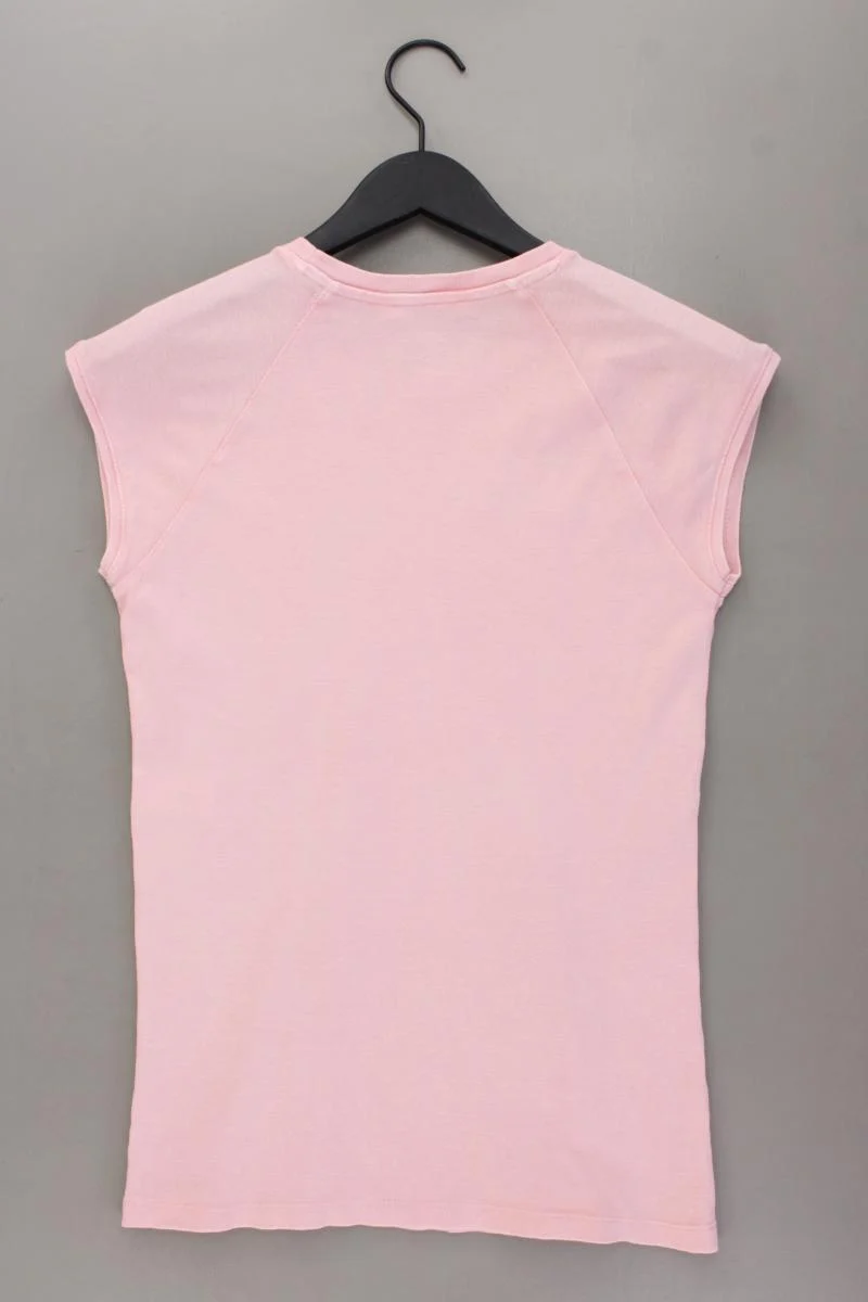 Zara T-Shirt Gr. L Kurzarm rosa aus Baumwolle