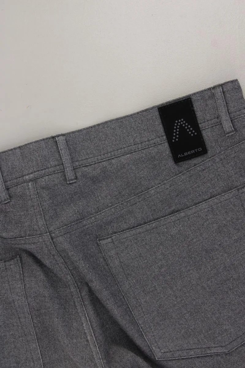 Alberto Hose für Herren Gr. 54 grau aus Polyester