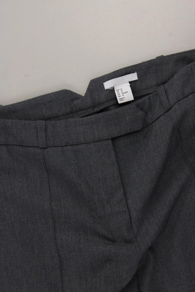 H&M Anzughose Gr. 42 grau aus Polyester