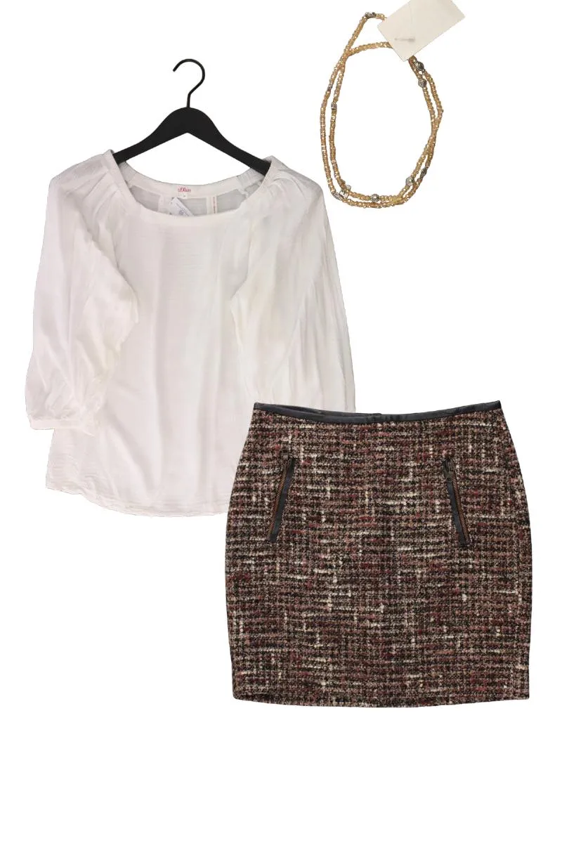 Second Hand Outfit Größe S mit s.Oliver Regular Bluse in Gr. 36 und Schmuck