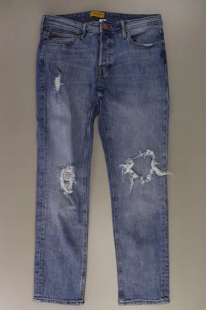 Jack & Jones Jack&Jones Slim Straight Tim Jeans für Herren Gr. W34/L32 blau