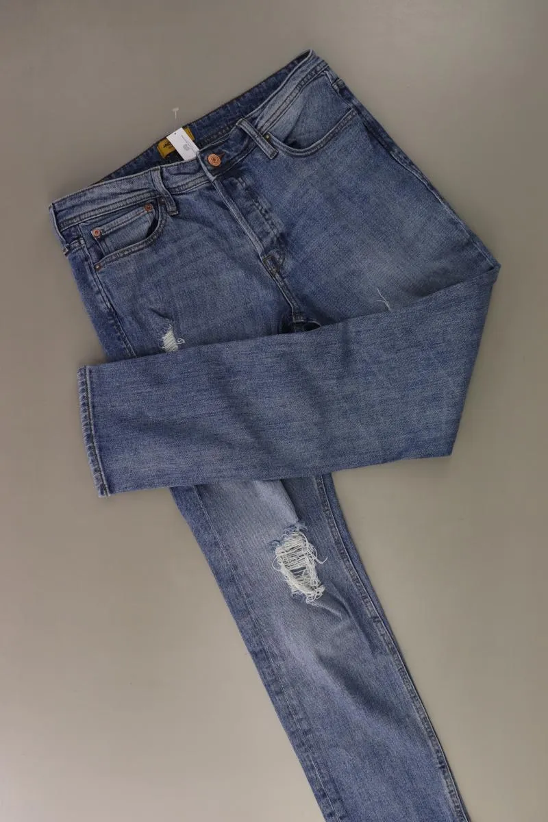 Jack & Jones Jack&Jones Slim Straight Tim Jeans für Herren Gr. W34/L32 blau