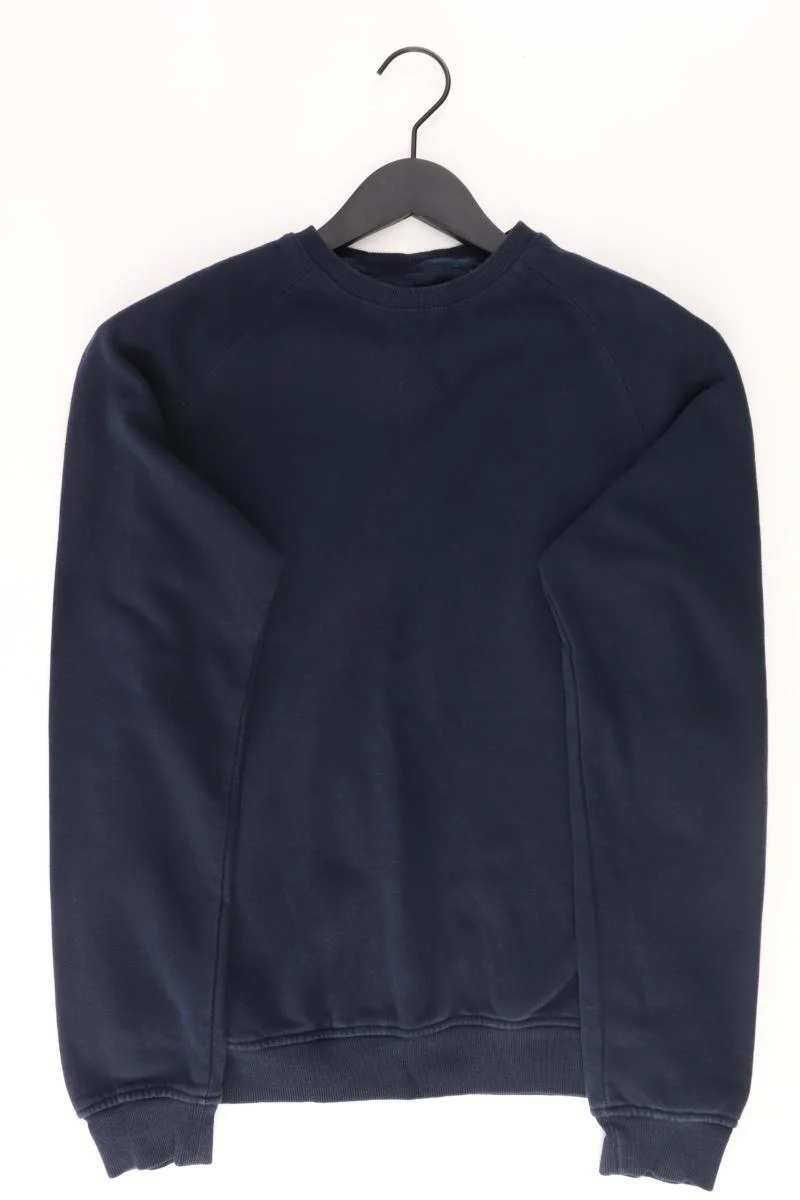Pier One Langarmpullover für Herren Gr. S blau aus Baumwolle