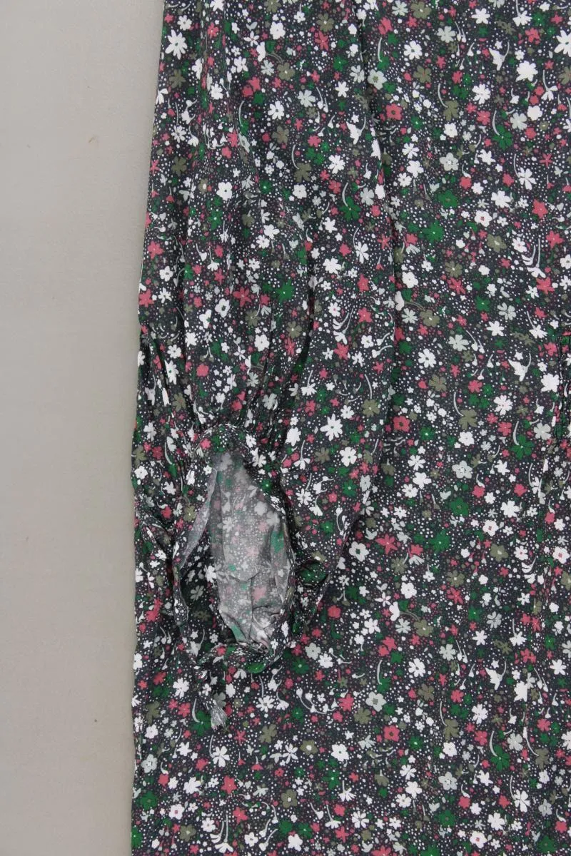 Marc O'Polo Midikleid Gr. 40 mit Blumenmuster 3/4 Ärmel mehrfarbig