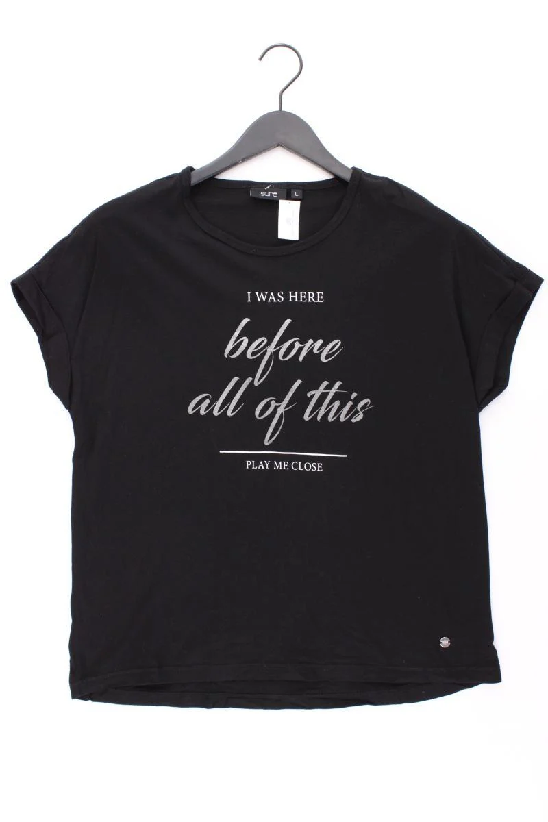 Sure Printshirt Gr. L Kurzarm schwarz
