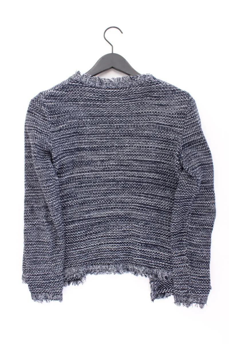 Tchibo Strickjacke Gr. 40 Langarm blau aus Baumwolle